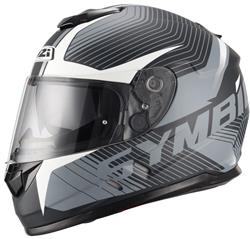 NZI SYMBIO TERA Integralhelm matt schwarz/grau/weiss XXL NZI SYMBIO TERA Integralhelm matt schwarz/grau/weiss XXL