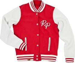 RUSTY PISTONS AMBERLY College Jacke rot/weiss S RUSTY PISTONS AMBERLY College Jacke rot/weiss S