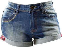 RUSTY PISTONS ERA Damen Hot Pant blau 26 RUSTY PISTONS ERA Damen Hot Pant blau 26