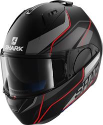 SHARK EVO-ONE KRONO MAT Klapphelm matt sw./anth./rot XS SHARK EVO-ONE KRONO MAT Klapphelm matt sw./anth./rot XS