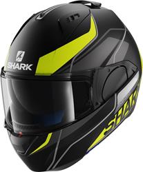 SHARK EVO-ONE KRONO MAT Klapphelm matt sw./gelb/weiss XS SHARK EVO-ONE KRONO MAT Klapphelm matt sw./gelb/weiss XS