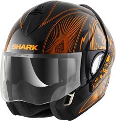 SHARK EVOLINE SERIE 3 MEZCAL CHROME schwarz/chrom orange L SHARK EVOLINE SERIE 3 MEZCAL CHROME schwarz/chrom orange L