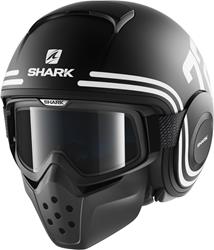 SHARK RAW 72 matt schwarz/weiss M SHARK RAW 72 matt schwarz/weiss M