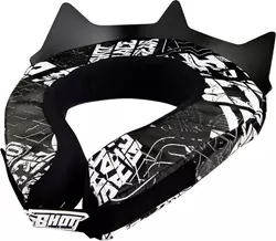 SHOT ADJUSTABLE MOTIF KID Nackenschutz schwarz/weiss/grau SHOT ADJUSTABLE MOTIF KID Nackenschutz schwarz/weiss/grau