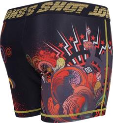 SHOT FLOWER Boxer Shorts schwarz/rot L SHOT FLOWER Boxer Shorts schwarz/rot L