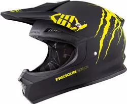 SHOT FREEGUN XP-4 FREAK MATT Helm gelb/schwarz matt XS SHOT FREEGUN XP-4 FREAK MATT Helm gelb/schwarz matt XS