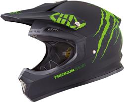 SHOT FREEGUN XP-4 FREAK MATT Helm grün/schwarz matt XL SHOT FREEGUN XP-4 FREAK MATT Helm grün/schwarz matt XL