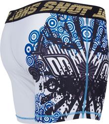 SHOT JAPON Boxer Shorts weiss/blau S SHOT JAPON Boxer Shorts weiss/blau S