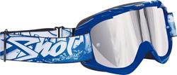 SHOT RACE II Brille blau mit verspieg. Glas