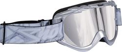 SHOT RACE II Brille silber mit verspieg. Glas