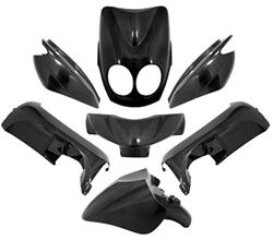 SPARMART Verkleidungsset 7 Teilig Yamaha NEOS ab 2008 schwarz