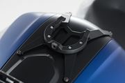 ION Tankring. Schwarz. BMW F800 R/S/ST/GT. Ohne Schrauben.