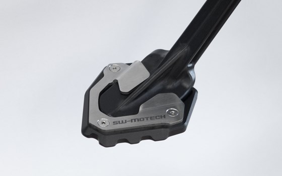 Seitenständerfuß-Verbreiterung. Schwarz/Silbern. CRF1000L (15-)/Adv Sports (18-). - Bild 2