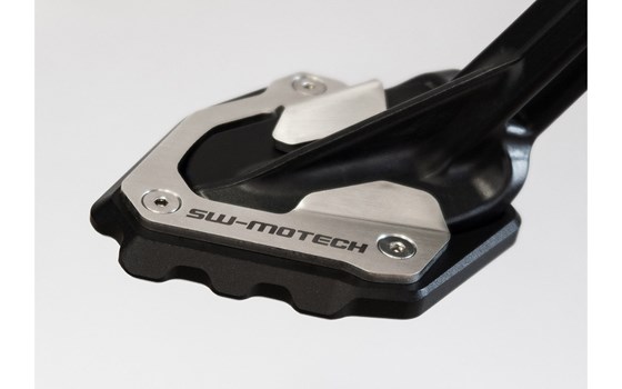 Seitenständerfuß-Verbreiterung. Schwarz/Silbern. CRF1000L (15-)/Adv Sports (18-). - Bild 3