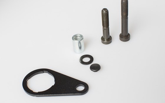 Befestigungsblech für Zigarettenanzünder M8. Für Lenkeraufnahme mit Schraube M8. - Bild 5