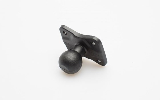 1"" Kugel mit Navi-Aufnahme. Für RAM Arm. Schwarz. - Bild 1