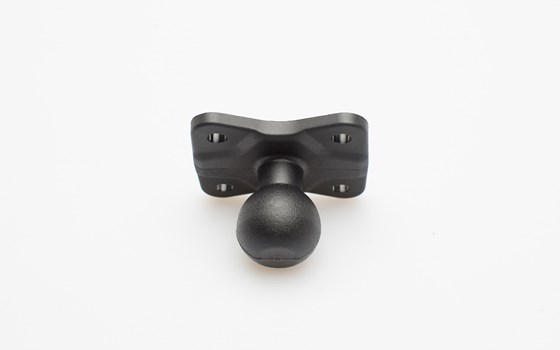 1"" Kugel mit Navi-Aufnahme. Für RAM Arm. Schwarz. - Bild 4