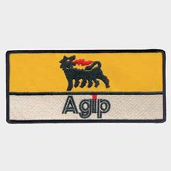 Aufnäher AGIP 130mm x 65mm