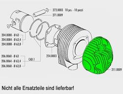 Zylinderkopf Polini Vespa PX125
