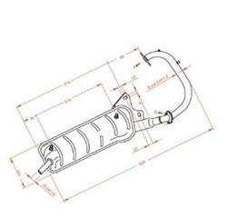 Auspufftopf SitoPlus Honda Vision