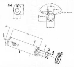 LeoV Titan oval ZX-6R-`97