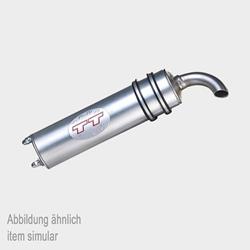 LeoV Enddämpfer HandM TT Alu silber