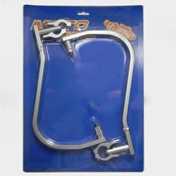 Handprotektor Montagekit Alu silber 22mm