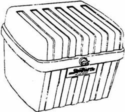 Top Box Stadium klein weiß