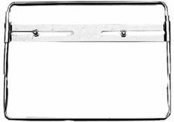 Kennzeichen-Rahmen chrom 2-zeilig