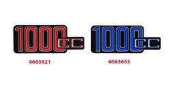 Aufkleber 1000cc für BMW R 100 Modelle