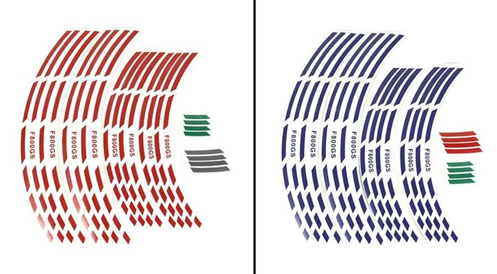 Felgenrandaufkleber F800GS für BMW F650GS (08-12), F700GS & F800GS (08-18) Felgenrandaufkleber F800GS für BMW F650GS (08-12), F700GS & F800GS (08-18)