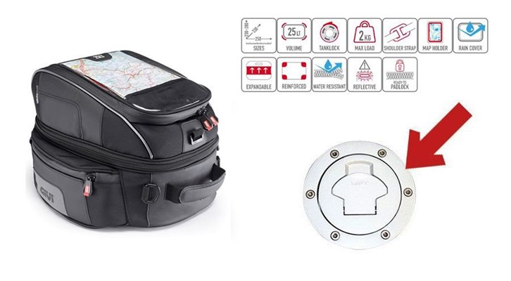 Tankrucksack XS306 für BMW K1300R Tankrucksack XS306 für BMW K1300R