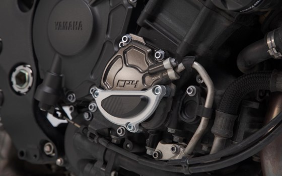 Motorgehäusedeckel-Schutz. Schwarz/Silbern. Yamaha MT-10 / SP (16-). - Bild 2