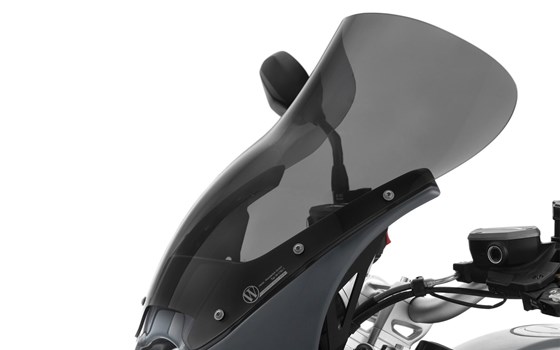 Verkleidungsscheibe Touring-Sport für Lampenmaske Classic-Trophy und D - rauchgrau - hoch - Bild 1