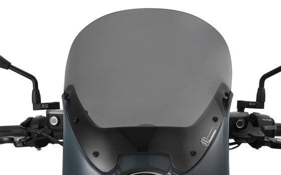 Verkleidungsscheibe Touring-Sport für Lampenmaske Classic-Trophy und D - rauchgrau - hoch - Bild 2