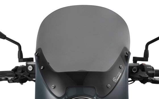Verkleidungsscheibe Touring-Sport für Lampenmaske Classic-Trophy und D - rauchgrau - hoch - Bild 2