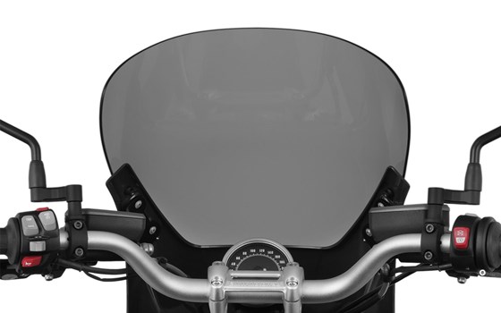 Verkleidungsscheibe Touring-Sport für Lampenmaske Classic-Trophy und D - rauchgrau - hoch - Bild 3