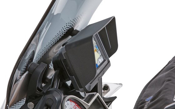 Geräte-Blendschutz BMW Navigator IV + Garmin Zumo 660- schwarz - Bild 2