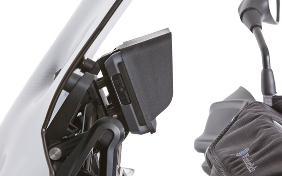 Geräte-Blendschutz BMW Navigator IV + Garmin Zumo 660- schwarz - Bild 3