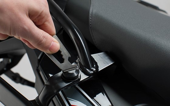 Multitool Schlüsselanhänger. Edelstahl. Mit Logo. - Bild 3