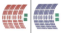 Felgenrandaufkleber für BMW K1200GT (2006-2008)