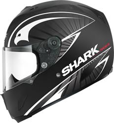 SHARK RACE-R LUCHA matt schwarz/silber M SHARK RACE-R LUCHA matt schwarz/silber M