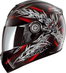 SHARK RSI THETYS schwarz/silber/rot S SHARK RSI THETYS schwarz/silber/rot S