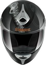 SHARK RSF3 ZIPPER schwarz/braun/silber XS SHARK RSF3 ZIPPER schwarz/braun/silber XS