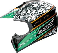 SHARK SXR POURCEL schwarz/grün/weiss L SHARK SXR POURCEL schwarz/grün/weiss L