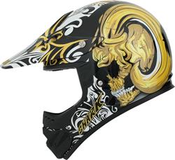 SHARK SX1 SKULLY schwarz/gelb S SHARK SX1 SKULLY schwarz/gelb S