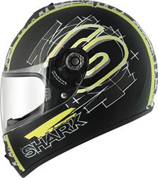 SHARK S600 SWAG Matt schw./gelb/weiss XS SHARK S600 SWAG Matt schw./gelb/weiss XS