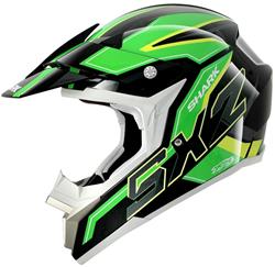 SHARK SX2 DOOLEY schw./grün/gelb XS SHARK SX2 DOOLEY schw./grün/gelb XS