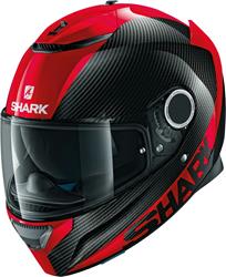 SHARK SPARTAN CARBON rot/carbon XS SHARK SPARTAN CARBON rot/carbon XS