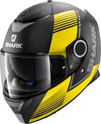 SHARK SPARTAN ARGUAN MATT matt schwarz/gelb/anthr. XS SHARK SPARTAN ARGUAN MATT matt schwarz/gelb/anthr. XS